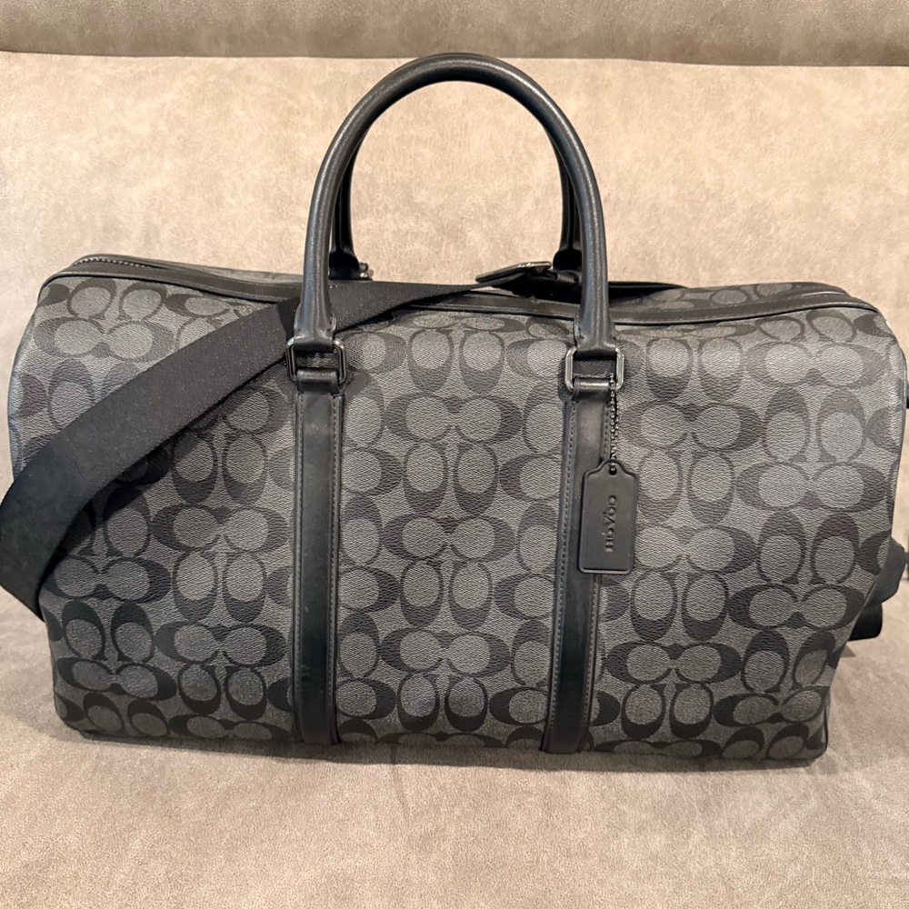 Coach Compass Bag 45 In Signature Canvas